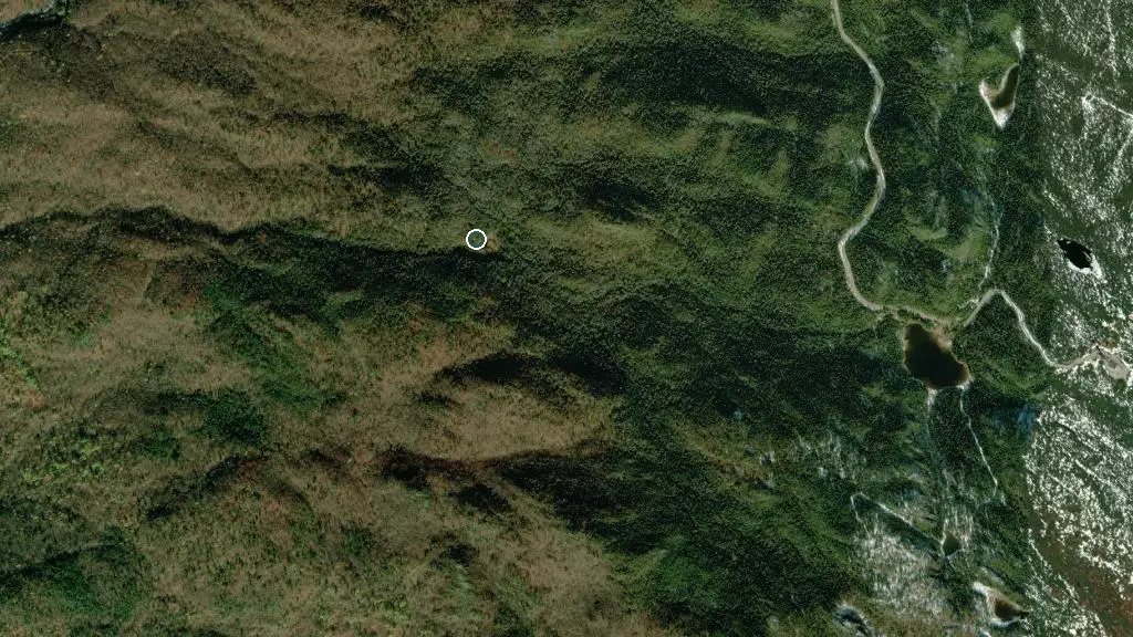 Aerial view of L'Ulysse and surroundings