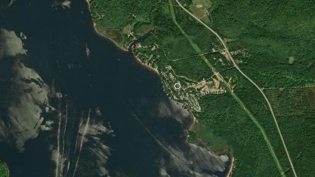 Aerial view of Domaine Héritage and surroundings