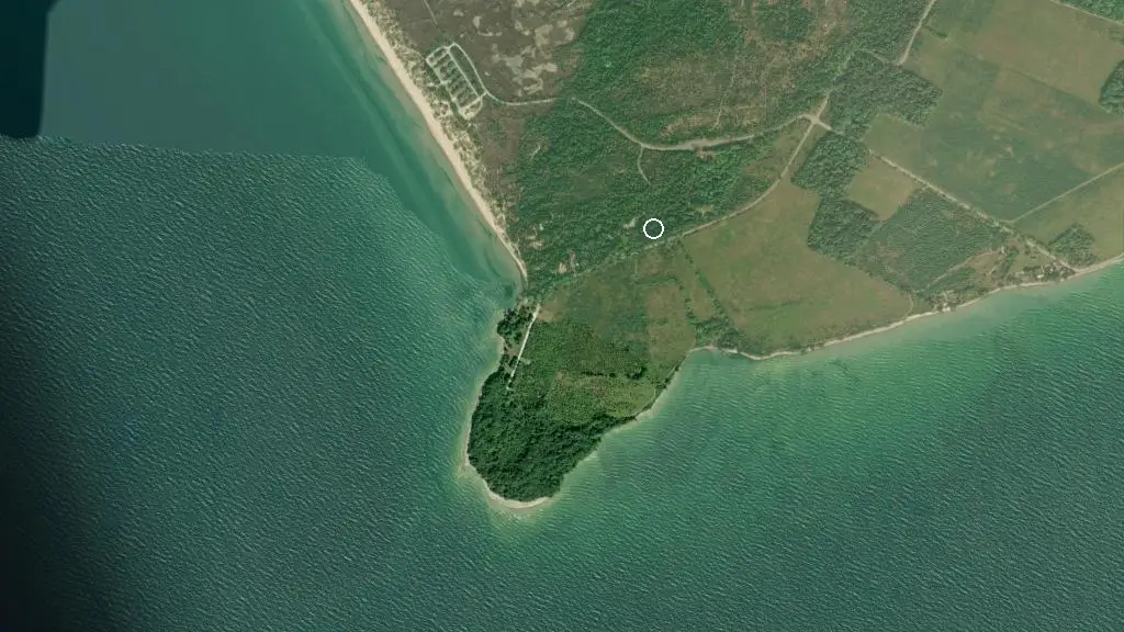 Aerial view of Richardson's Campground and surroundings