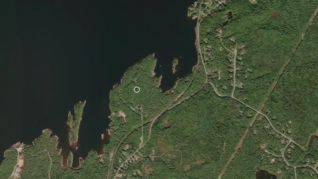 Aerial view of Laurie Provincial Park and surroundings