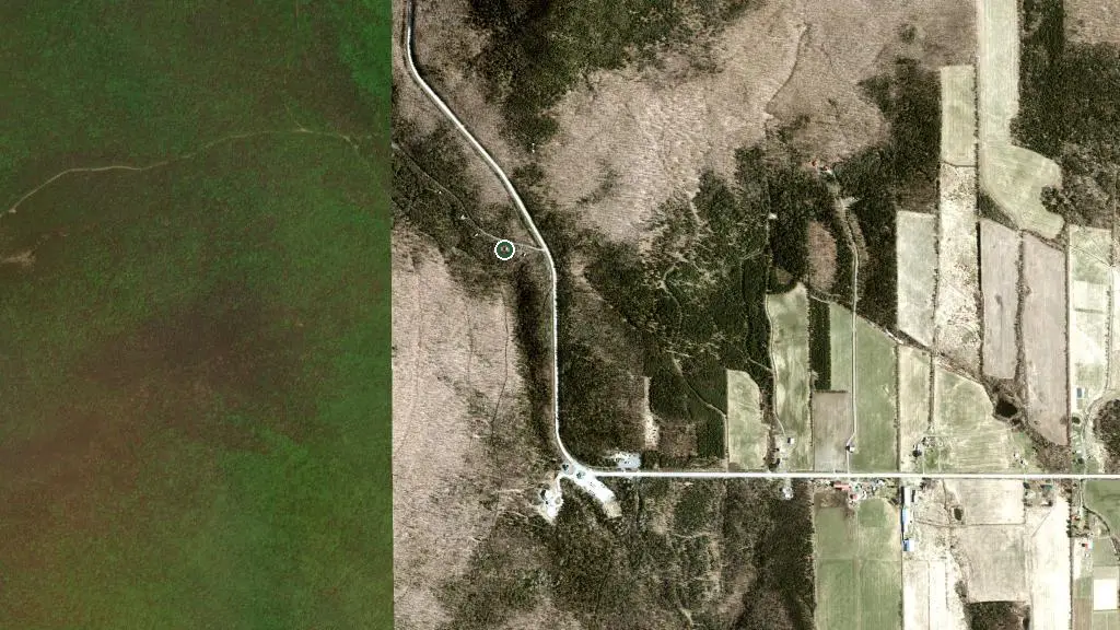 Aerial view of Pollux and surroundings