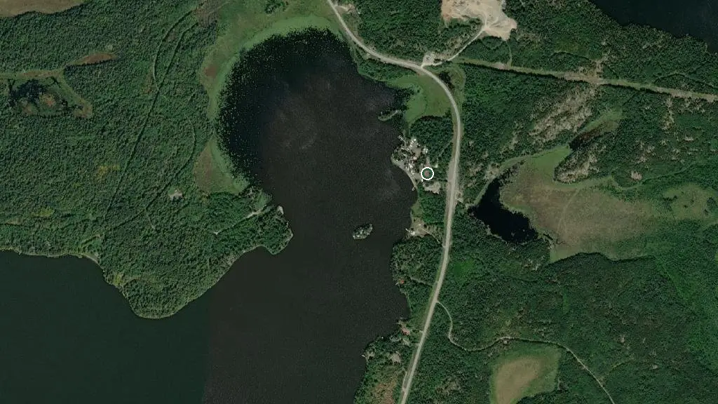 Aerial view of Parkview RV Resort and surroundings