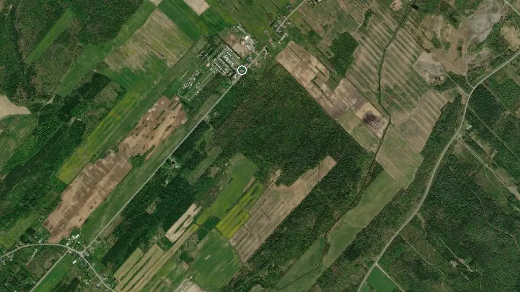 Aerial view of Camping Chez Jean and surroundings