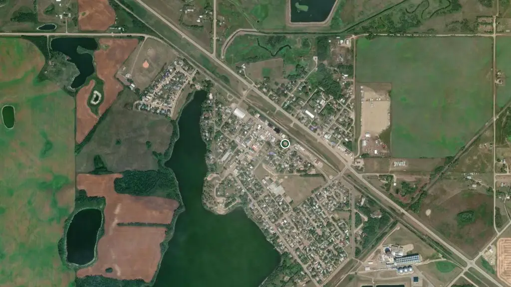 Aerial view of Haunted Lake Golf Club & Campground and surroundings