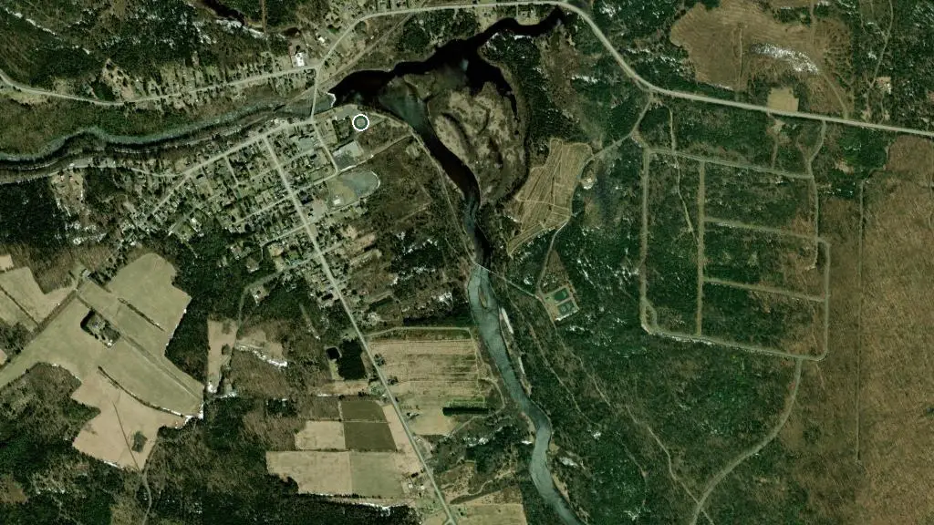 Aerial view of Zone VR and surroundings