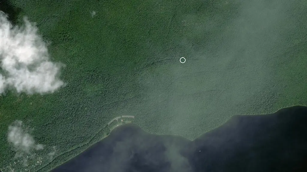 Aerial view of Purden Lake Provincial Park and surroundings