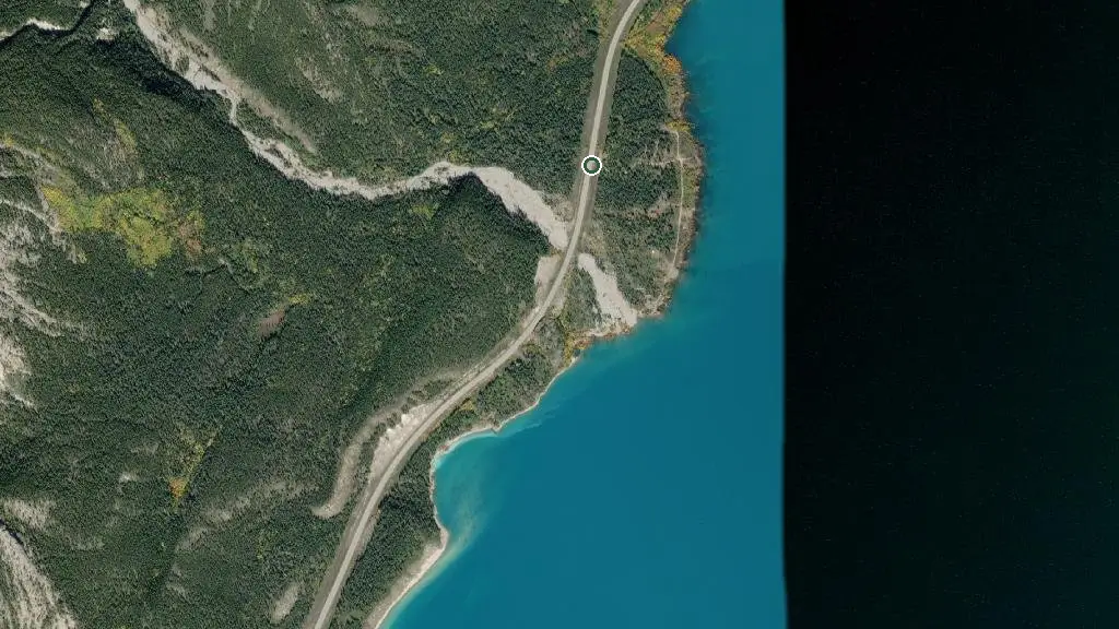 Aerial view of Abraham Slabs and surroundings