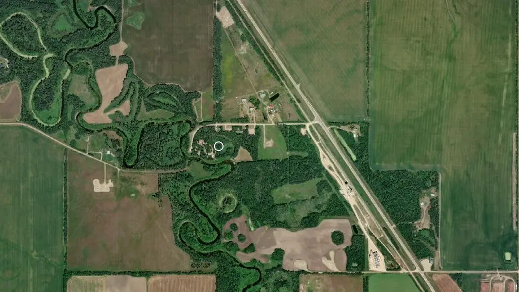Aerial view of Hommy Park and surroundings