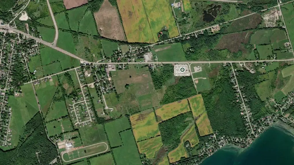 Aerial view of Layzee Acres Park & Rv Sales and surroundings
