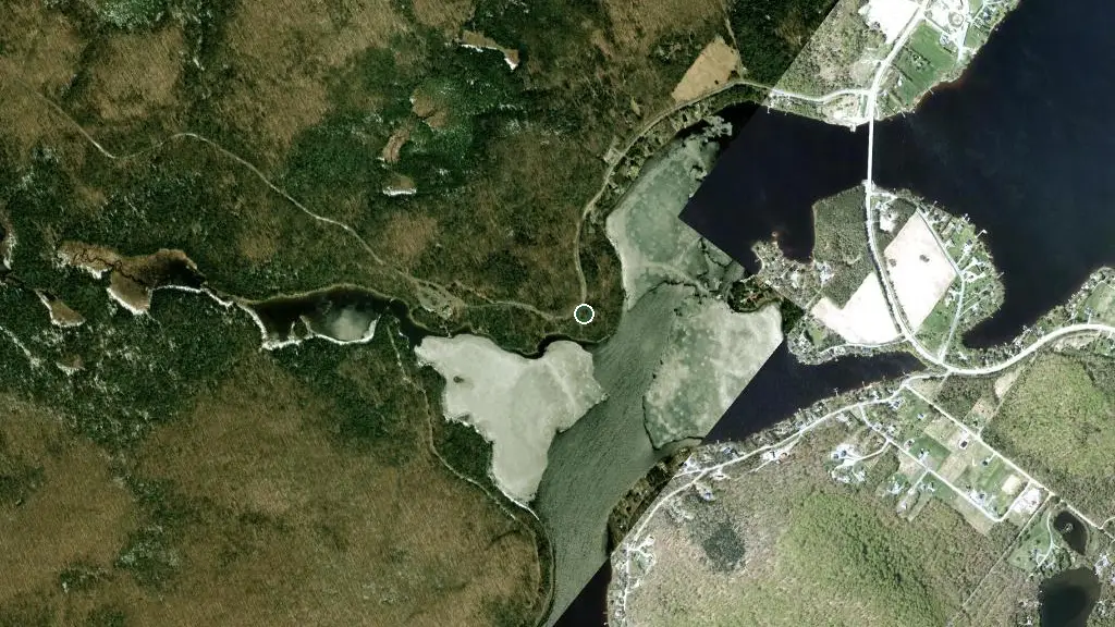 Aerial view of Camping Parc National de Frontenac - Secteur Sud - Sépaq and surroundings