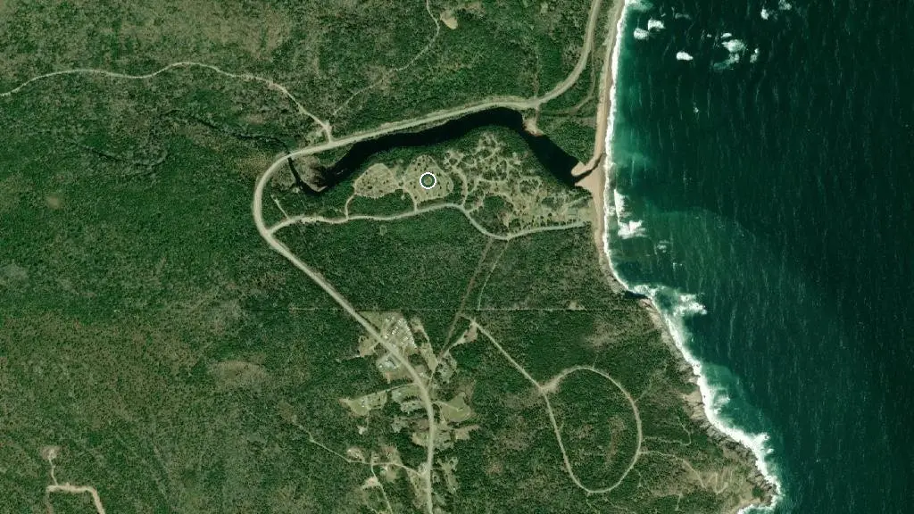 Aerial view of Campground and surroundings