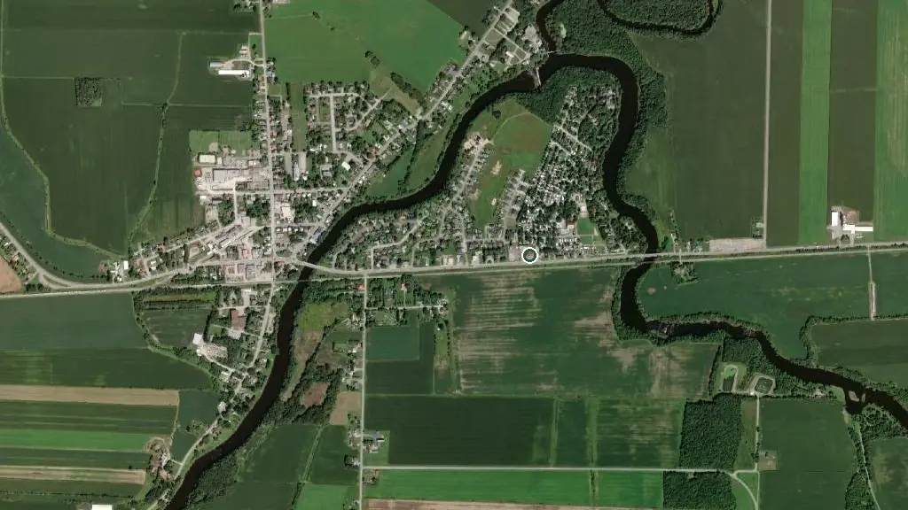 Aerial view of Camping Wigwam and surroundings