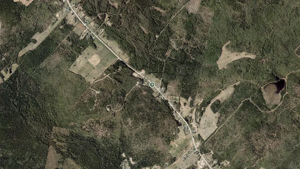 Aerial view of Camping Parc National des Hautes-Gorges-de-la-Rivière-Malbaie - Sépaq and surroundings