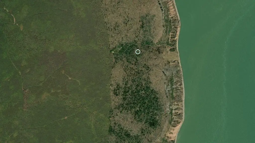 Aerial view of Blomidon Provincial Park and surroundings