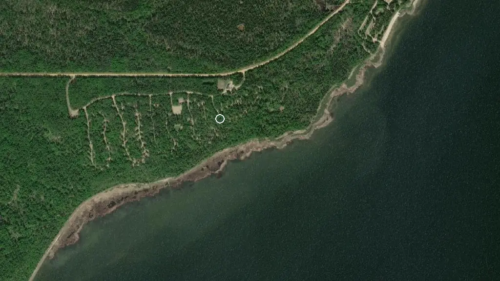 Aerial view of Slave Lake Alberta and surroundings