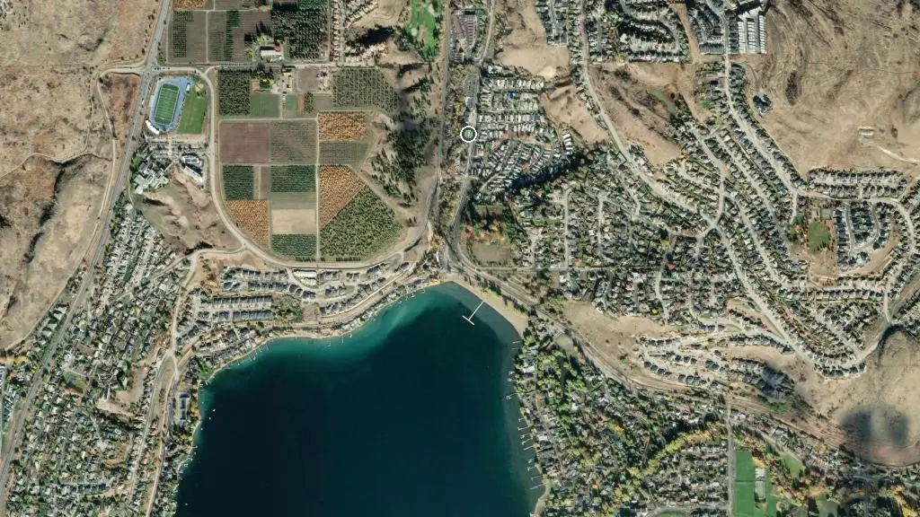 Aerial view of Dutch's Campground and surroundings