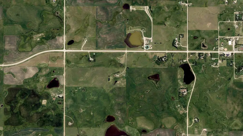Aerial view of Fort Heritage & Frontier RV Park and surroundings