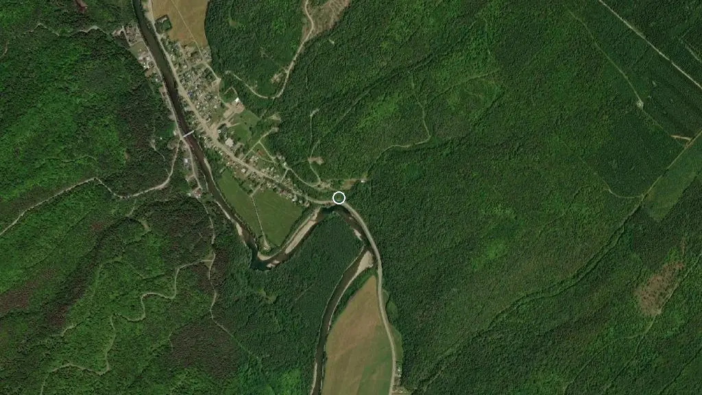 Aerial view of Le Royaume du Campeur and surroundings