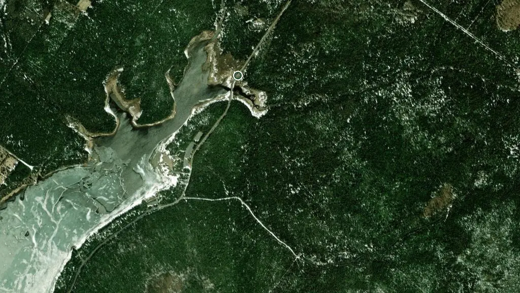 Aerial view of Camping Parc National de Frontenac, Secteur Saint-Daniel - Sépaq and surroundings