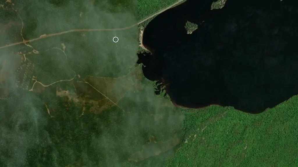 Aerial view of Algonquin - Lake Of Two Rivers Campground and surroundings