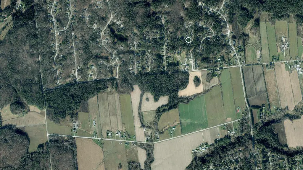 Aerial view of Camping Domaine de l'Ange-Gardien and surroundings