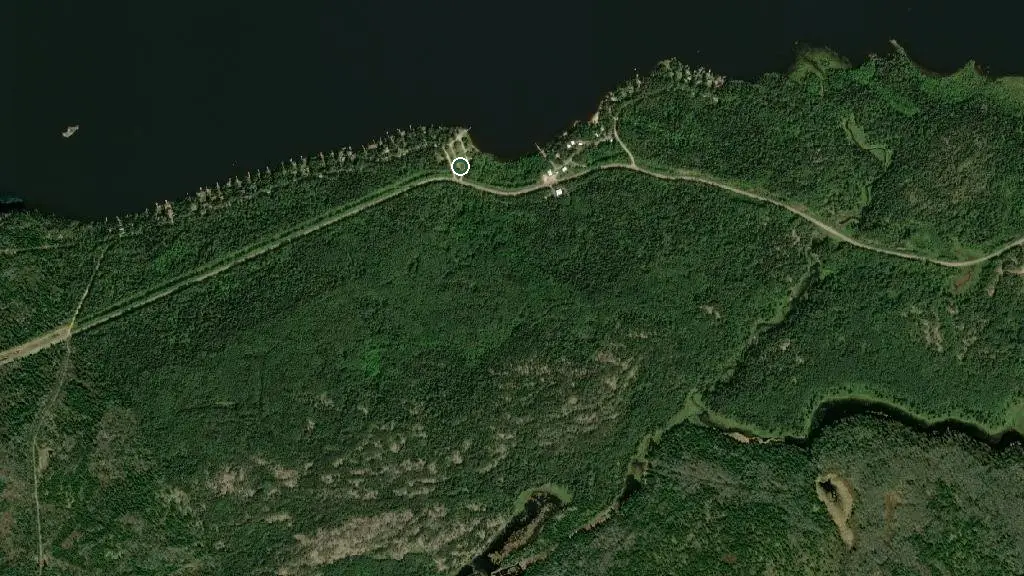 Aerial view of Nopiming Provincial Park - Bird Lake Campground and surroundings