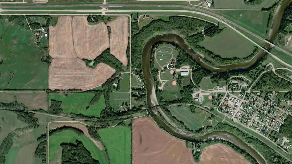 Aerial view of Deep Creek Camping & Events and surroundings