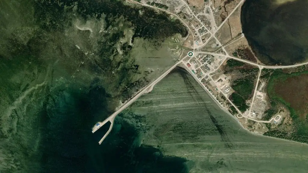 Aerial view of Camping Anticosti - Sépaq and surroundings