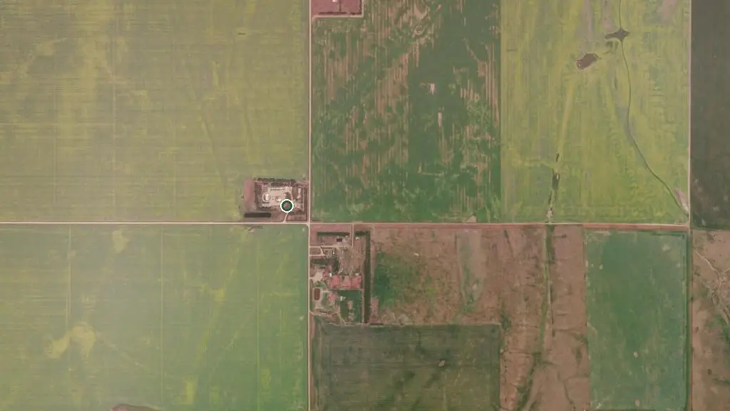 Aerial view of Bin There Campground and surroundings