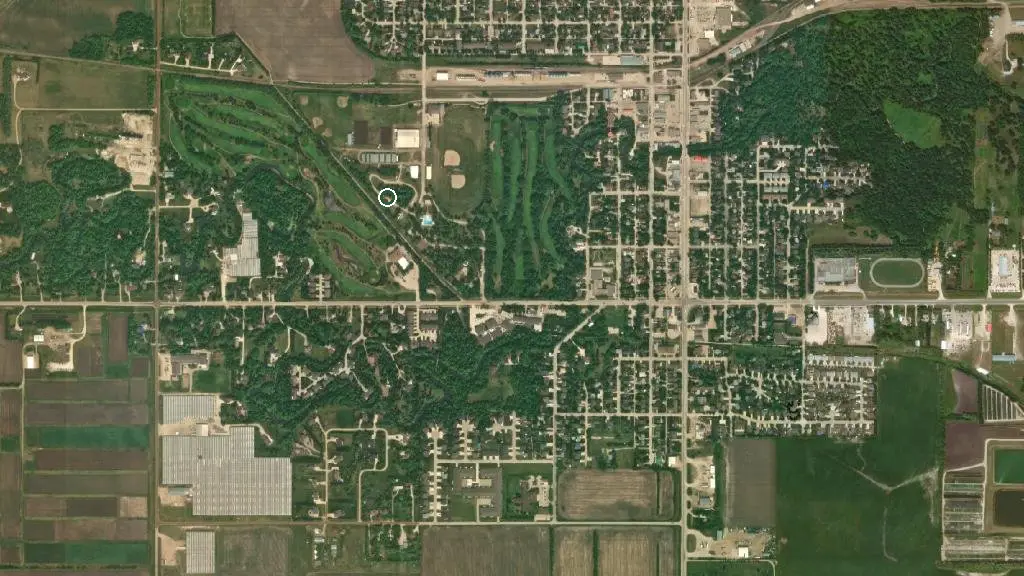 Aerial view of Kings Park Campground and surroundings