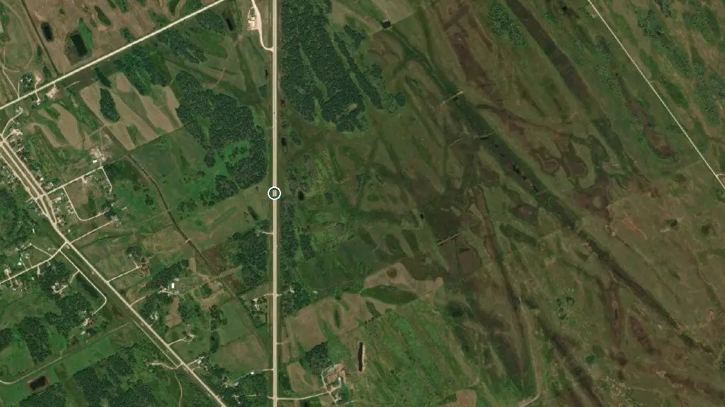 Aerial view of Shallow Point Campground and surroundings