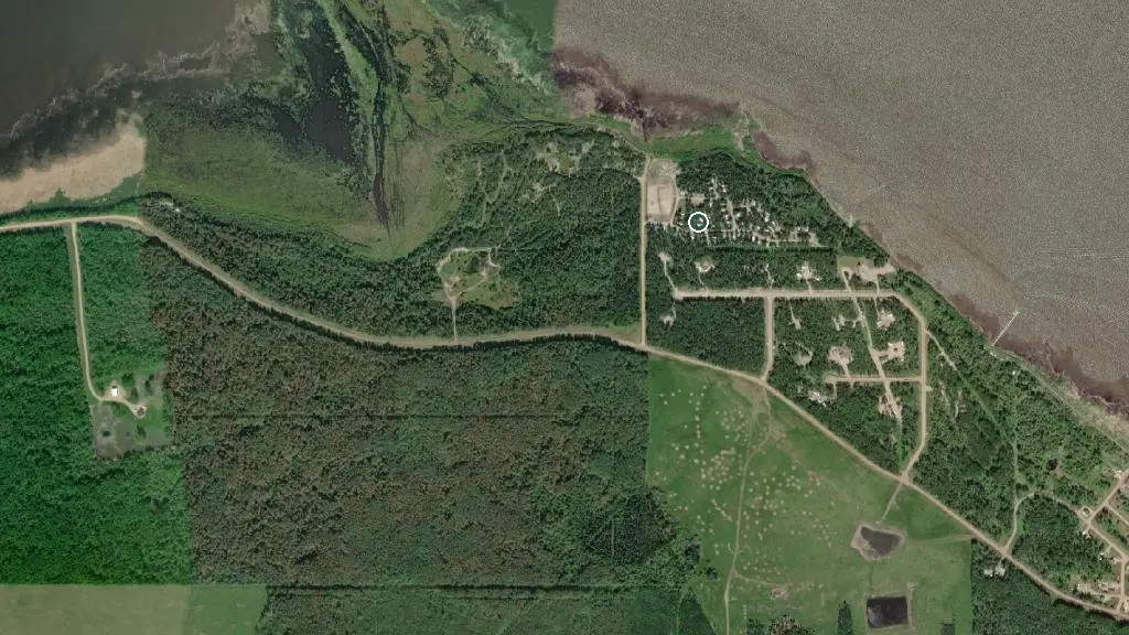 Aerial view of Cattail Cabins and RV Park Inc. and surroundings