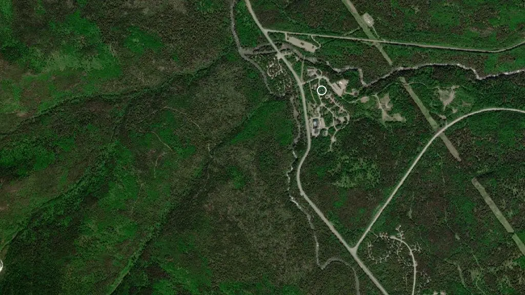 Aerial view of Le Sommet and surroundings