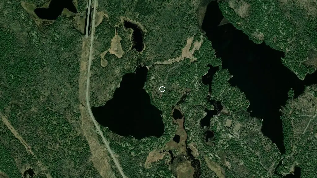Aerial view of Balsam Campground and surroundings
