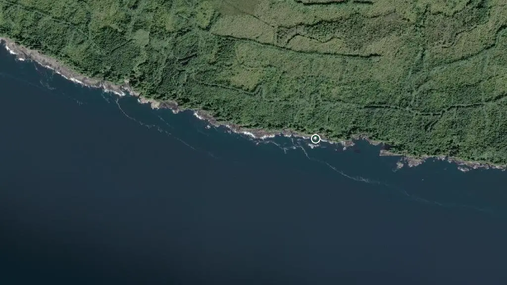 Aerial view of Juan de Fuca Provincial Park and surroundings