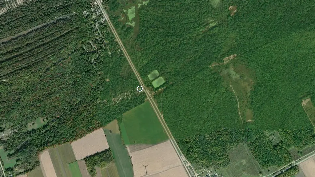 Aerial view of Bloom Resorts Ipperwash and surroundings