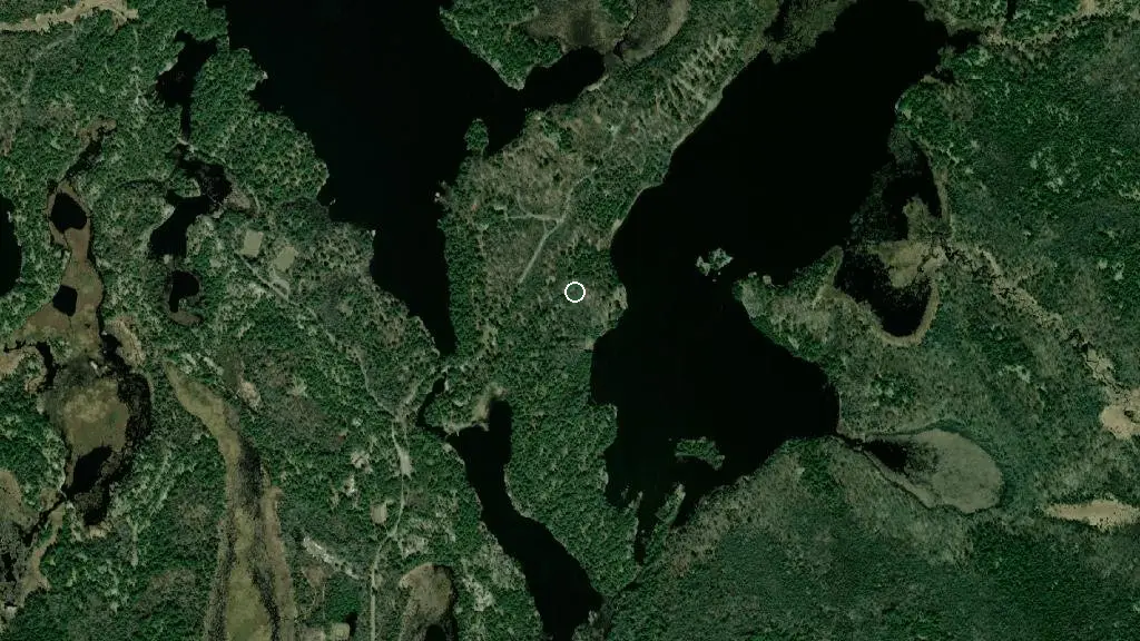 Aerial view of Hemlock Campground and surroundings