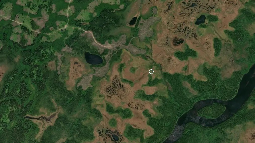 Aerial view of Sir Richard Squires Memorial Prov Park and surroundings