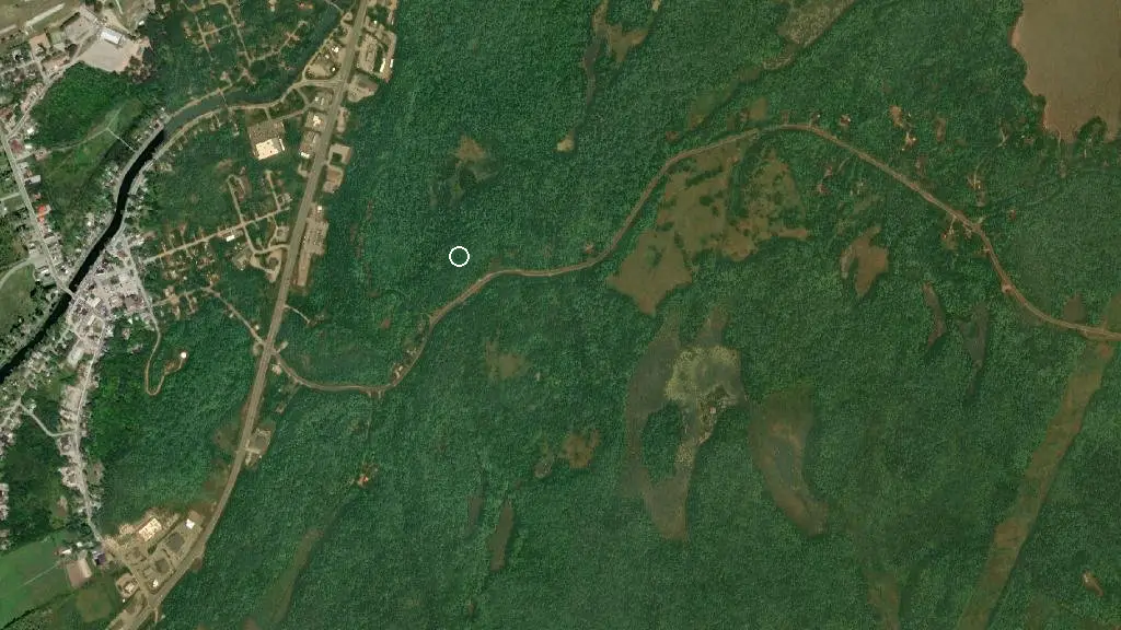 Aerial view of The Woods of Minden Hills and surroundings