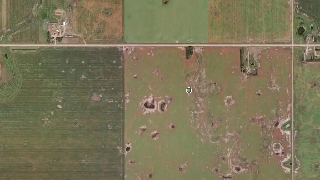Aerial view of Douglas Provincial Park and surroundings