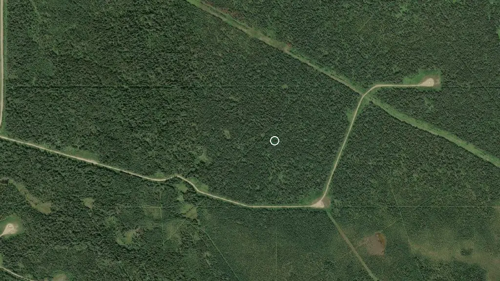 Aerial view of Sundance Provincial Park and surroundings