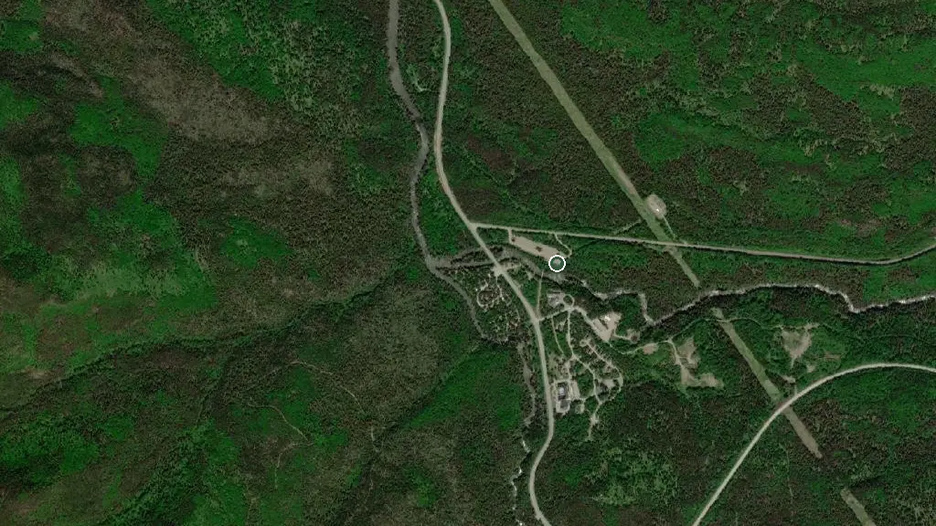 Aerial view of La Vallée Espace VR and surroundings