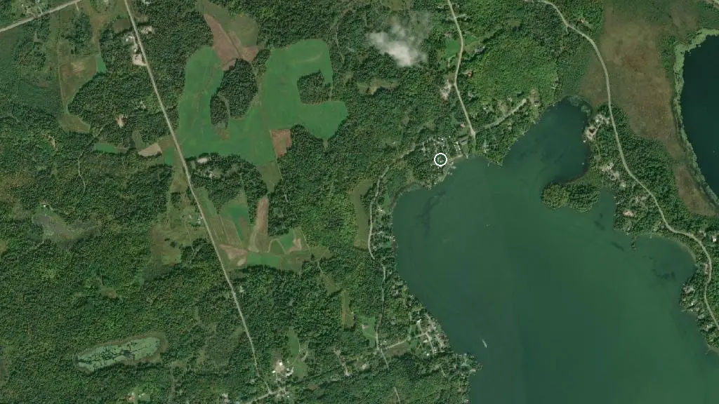 Aerial view of Birch Hill Camp and surroundings