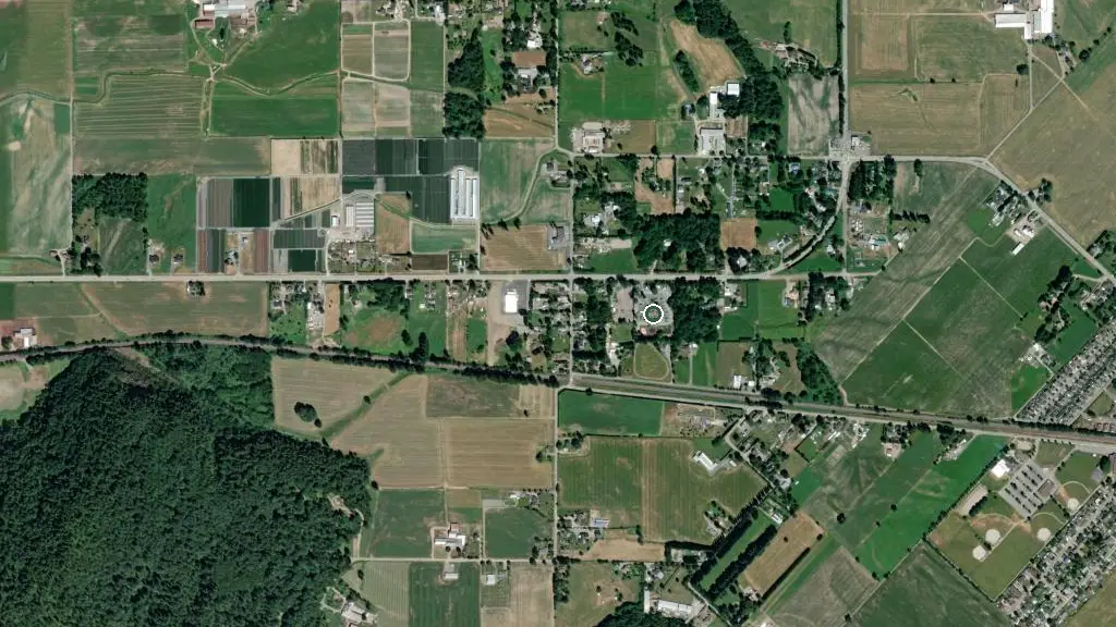 Aerial view of Pathfinder Camp Resorts - Agassiz and surroundings